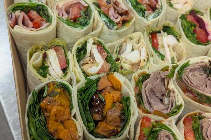 a box filled with different types of food